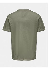 Only & Sons T-Shirt 22025286 Szary Regular Fit. Kolor: szary. Materiał: bawełna #3