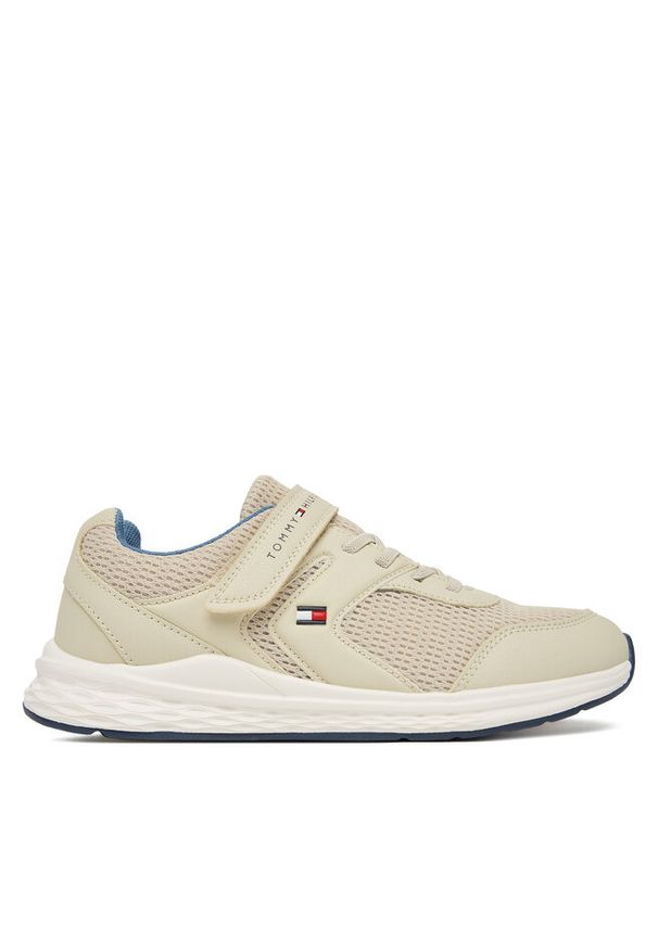 TOMMY HILFIGER - Sneakersy Tommy Hilfiger. Kolor: beżowy