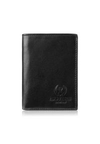 PAOLO PERUZZI - Portfel męski skórzany czarny w klasycznym fasonie z ochroną RFID Paolo Peruzzi AY-10-BL. Kolor: czarny. Materiał: skóra #1