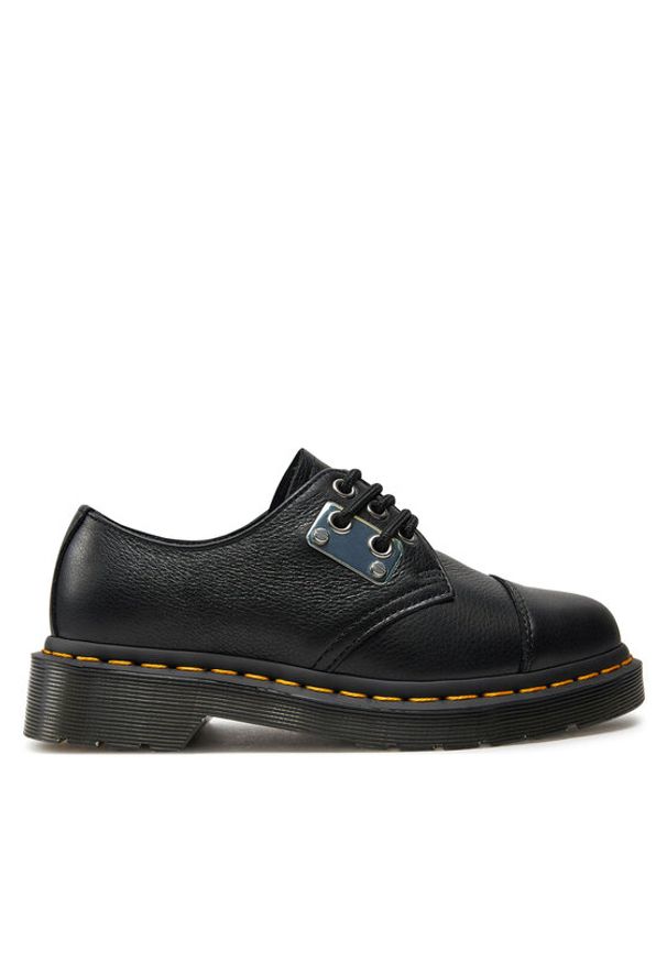 Dr. Martens Glany 1461 Metal Plate 31684001 Czarny. Kolor: czarny. Materiał: skóra