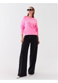 Zadig&Voltaire Bluza Upper Blason Brode JWSS00481 Różowy Regular Fit. Kolor: różowy. Materiał: bawełna #6