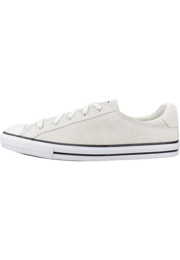 Tenisówki Converse Model Chuck Taylor All Star Dainty Lucky Ox Kolor Beżowy. Kolor: beżowy. Materiał: tkanina, skóra