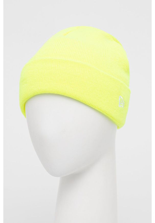 New Era - Czapka. Kolor: żółty