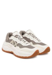 Armani Exchange Sneakersy XW001626 AF19530 MZ281 Khaki. Kolor: brązowy. Materiał: materiał #4
