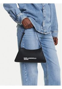 Karl Lagerfeld Jeans Torebka A2W30143 Czarny. Kolor: czarny. Materiał: skórzane #5