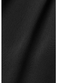 IVY & OAK - Bluzka Brianna. Kolor: czarny. Materiał: tkanina. Długość rękawa: długi rękaw. Długość: długie. Wzór: gładki #5