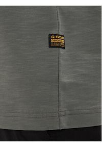 G-Star RAW - G-Star Raw T-Shirt Distressed D28891-E512 Zielony ciemny Regular Fit. Kolor: zielony. Materiał: bawełna #5