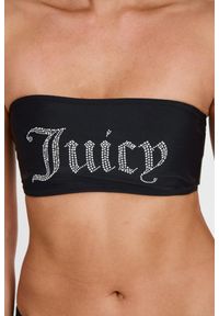 Juicy Couture - JUICY COUTURE Czarny strój kąpielowy Ariel Bandeau Bikini Set. Kolor: czarny #4