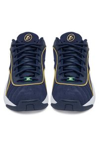 Reebok Buty do koszykówki ANSWER III 100209505 Granatowy. Kolor: niebieski. Materiał: zamsz, skóra. Sport: koszykówka