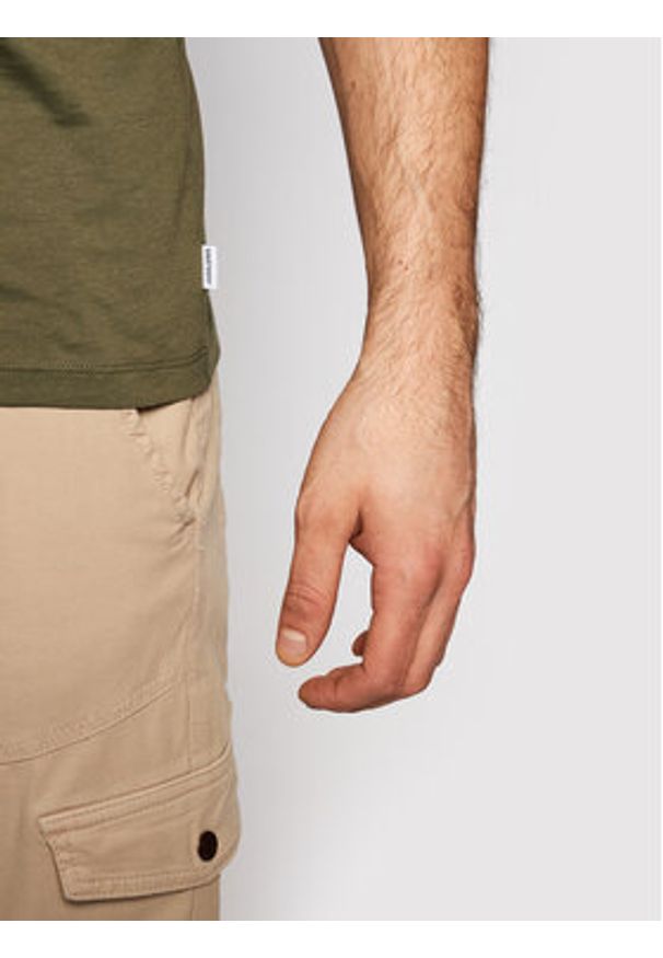 Jack & Jones - Jack&Jones T-Shirt Orrganic Basic 12156101 Zielony Slim Fit. Kolor: zielony. Materiał: bawełna