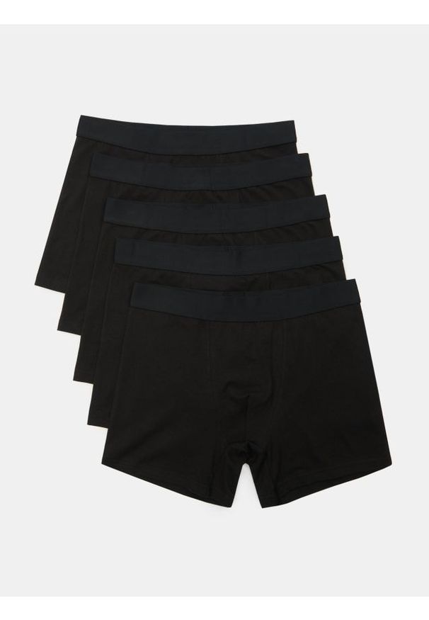 Sinsay - Bokserki Long 5 pack - czarny. Kolor: czarny