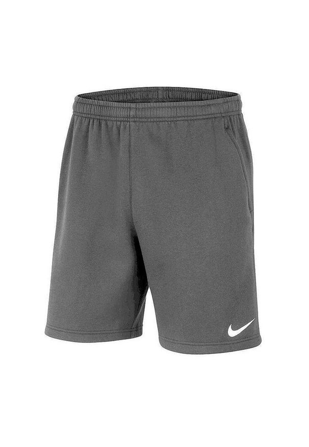 Nike - Spodenki Dziecięce Park 20 Fleece Shorts. Kolor: szary. Styl: sportowy. Sport: turystyka piesza
