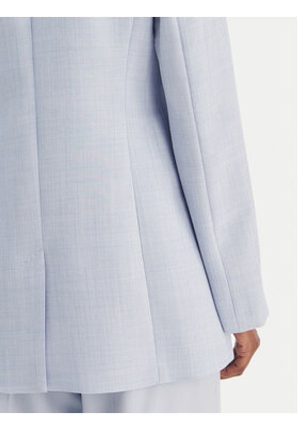 Marella Marynarka Canzone 2613041151 Błękitny Regular Fit. Kolor: niebieski. Materiał: syntetyk