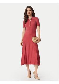 MICHAEL Michael Kors Sukienka codzienna MT5834F33D Czerwony jasny Regular Fit. Okazja: na co dzień. Kolor: czerwony. Materiał: wiskoza. Typ sukienki: proste. Styl: casual #5