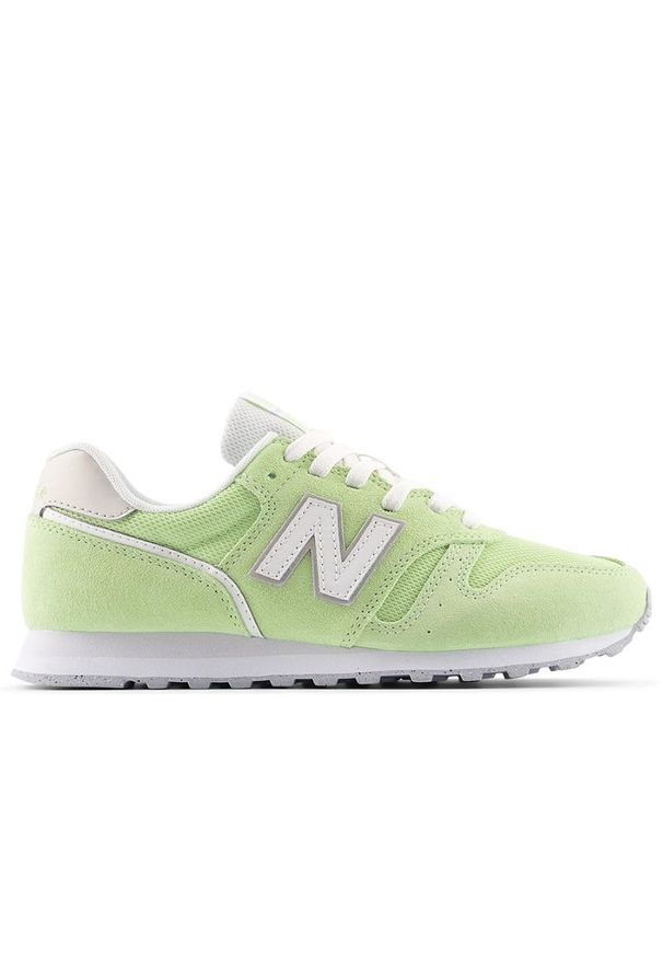 Buty damskie New Balance W3738WI - zielone. Okazja: na co dzień. Kolor: zielony. Materiał: syntetyk, materiał, skóra, guma, zamsz. Szerokość cholewki: normalna. Model: New Balance 373