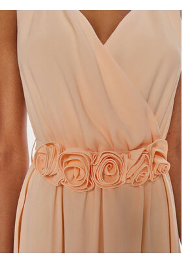 Rinascimento Sukienka wieczorowa CFC0119070003 Pomarańczowy Regular Fit. Kolor: pomarańczowy. Materiał: syntetyk. Styl: wizytowy