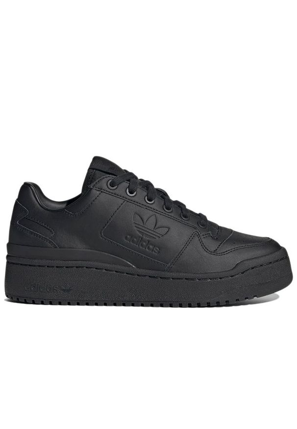 Adidas - Buty adidas Originals Forum Bold GY5922 - czarne. Kolor: czarny. Materiał: skóra, guma. Szerokość cholewki: normalna. Wzór: jednolity. Obcas: na platformie