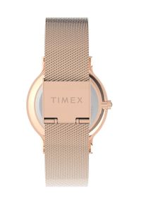 Timex zegarek TW2U98100 Transcend Floral damski kolor różowy. Kolor: różowy. Materiał: materiał
