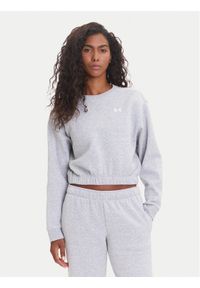 Under Armour Bluza Ua Rival 6007035 Szary Loose Fit. Kolor: szary. Materiał: bawełna