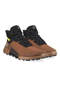 ecco - Buty do chodzenia męskie Ecco Biom 2.1 Mountain Mid Gtx. Kolor: wielokolorowy. Materiał: syntetyk, skóra, materiał. Szerokość cholewki: normalna. Sport: turystyka piesza
