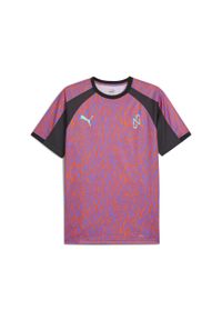 Puma - Męska koszulka piłkarska Neymar Jr Creativity PUMA. Kolor: wielokolorowy, fioletowy, szary. Sport: piłka nożna