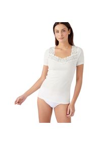 DAMART - Koszulka damska Damart Thermolactyl. Kolor: biały. Materiał: skóra #1