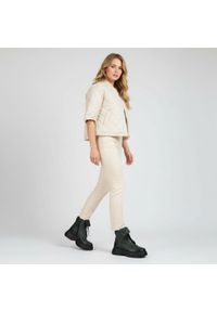 Zielone Botki Armodo Wygodne Obuwie Damskie. Okazja: na co dzień. Kolor: zielony. Materiał: skóra, materiał. Szerokość cholewki: normalna. Styl: casual, elegancki #3