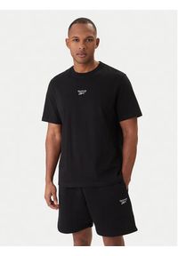 Reebok Komplet t-shirt i spodenki Baz RK25609CCM Czarny Regular Fit. Kolor: czarny. Materiał: bawełna #6