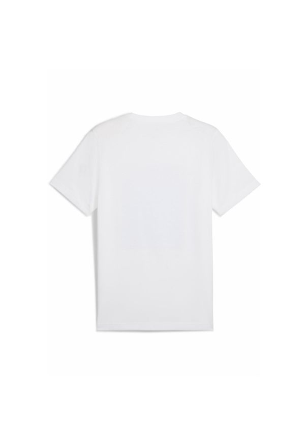Puma - Męska koszulka Graphics Volley PUMA White. Kolor: biały. Materiał: guma. Wzór: nadruk