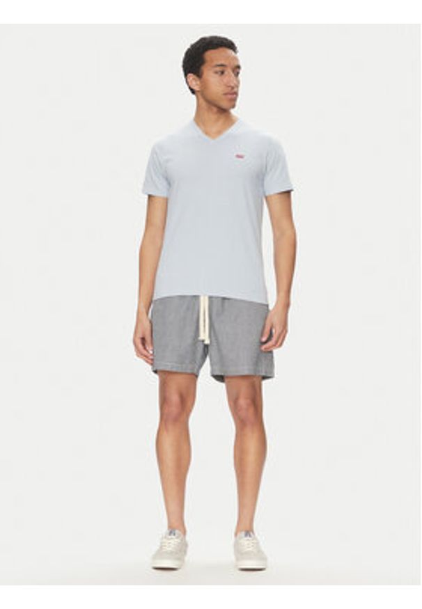 Levi's® T-Shirt Original Housemark 85641-0038 Błękitny Standard Fit. Kolor: niebieski. Materiał: bawełna
