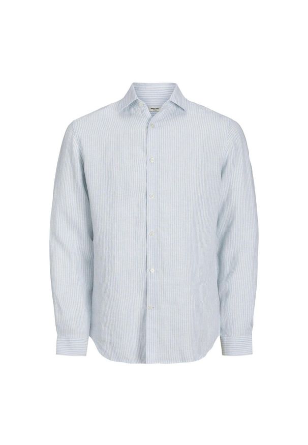 Koszula Jack & Jones Parker Len skyway. Kolor: wielokolorowy. Materiał: len