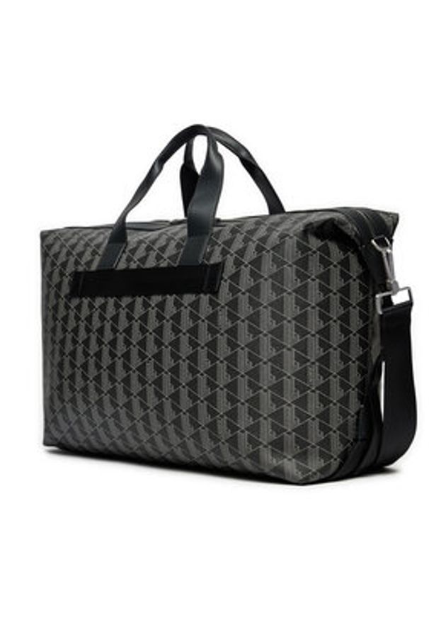 Lacoste Torba The Blend NU4799LX Czarny. Kolor: czarny. Materiał: skóra