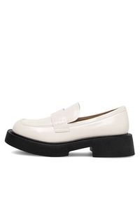 Badura Loafersy WFA2588-1Z Biały. Kolor: biały. Materiał: skóra, lakier #7