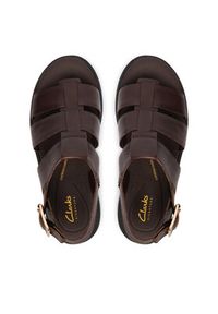 Clarks Sandały Orinoco3 Strap 26186095 Brązowy. Kolor: brązowy. Materiał: skóra #4