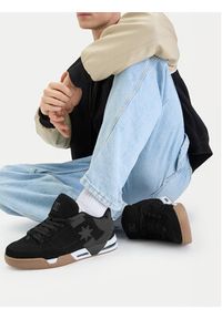 DC Shoes Sneakersy EO-DC COMMAND DC02220005 Czarny. Kolor: czarny. Materiał: nubuk, skóra #7