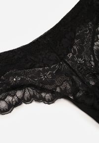 Renee - Panterkowe Majtki Stringi Ozdobione Koronką Phisoris. Materiał: koronka. Wzór: koronka, aplikacja #3