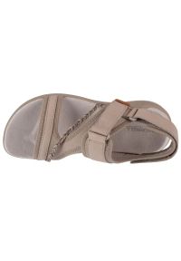 Sandały Merrell Terran 4 Backstrap Sandal W J006742 beżowy. Zapięcie: rzepy. Kolor: beżowy. Materiał: materiał, tkanina, skóra, guma #5