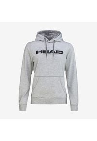 Head - Bluza z kapturem damska Club Rosie. Typ kołnierza: kaptur. Kolor: szary. Materiał: bawełna, materiał, tkanina, poliester