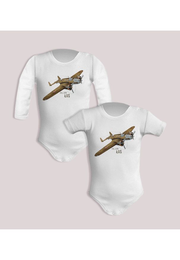 nikiniki - Łoś — body (Rozmiar: 6M; Długość rękawa: długi; Rodzaj nadruku: Łoś). Materiał: bawełna. Wzór: nadruk