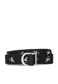Pasek Damski Calvin Klein Jeans - D-Ring Slider Webbing Belt 30 Mm K60K610359 BDS. Kolor: czarny. Materiał: materiał #1