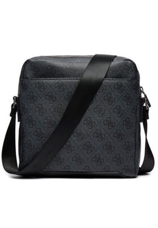 Guess Saszetka Torino HMTOLO P4258 Czarny. Kolor: czarny. Materiał: skóra