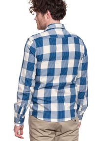 Wrangler - KOSZULA MĘSKA WRANGLER LS 1PKT BUTTON DOWN CERULEAN BLUE W5A34SXVT 112130013. Typ kołnierza: button down #8