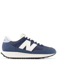 Buty New Balance WS237DN1 - granatowe. Zapięcie: sznurówki. Kolor: niebieski. Materiał: guma, materiał, zamsz, skóra, syntetyk. Szerokość cholewki: normalna #1