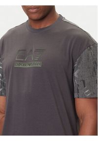 EA7 Emporio Armani T-Shirt 7M001130 AF16548 U8117 Szary Regular Fit. Kolor: szary. Materiał: syntetyk, bawełna #3