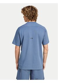 Adidas - adidas T-Shirt Z.N.E. IR5234 Niebieski Loose Fit. Kolor: niebieski. Materiał: bawełna, syntetyk
