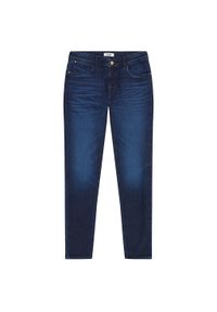 Wrangler - WRANGLER DAMSKIE SPODNIE JENSOWE HIGH SKINNY SOLSTICE BLUE 112358235