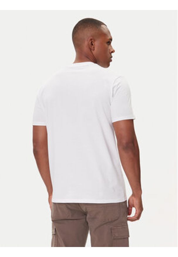 Guess T-Shirt M5BI72 I3Z14 Biały Slim Fit. Kolor: biały. Materiał: bawełna