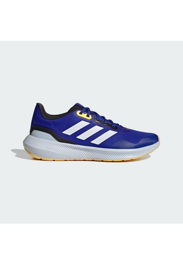 Adidas - Buty Runfalcon 3 TR. Kolor: żółty, biały, wielokolorowy, niebieski. Materiał: materiał. Sport: bieganie