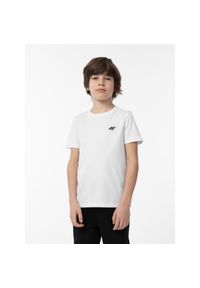 4f - Koszulka dziecięca 4F. Kolor: biały #1