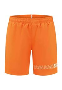 HUGO BOSS - Szorty kąpielowe męskie Hugo Boss Dolphin. Kolor: pomarańczowy